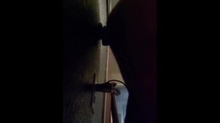 Milf fucks big dick against the wall