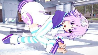 【NEPTUNE】【HENTAI 3D】【SHORT ONLY FLOOR DOGGYSTYLE POSES】【HYPERDIMENSION NEPTUNIA】