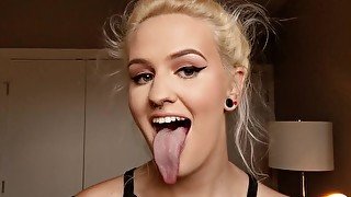 LONG TONGUE SPIT PORN