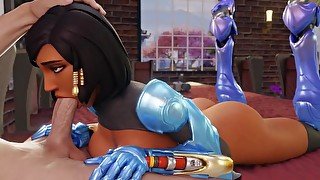 Pharah Being A Good Cock Sucker