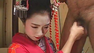 Amazing Japanese slut in Exotic Handjobs JAV clip