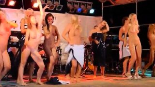 Women Dancing Naked on Stage