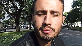 LatinLeche - Sexy Brazilian Guy Sucks and Fucked for Money