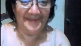 ecuadorian granny watching my cock