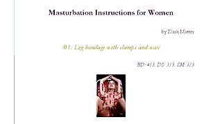 Masturbation Instructions for Women #1