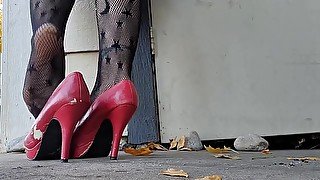 Old red heels 👠