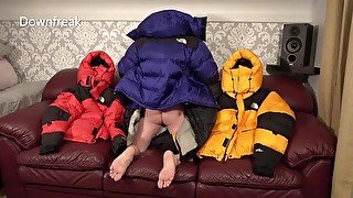 North Face Baltoro Leather Sofa Fun With Four Down Jackets