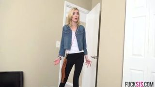 Delightful busty teenage harlot is making a best blowjob of my life