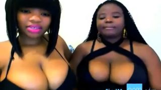 Ebony webcam: Kelly & Kity