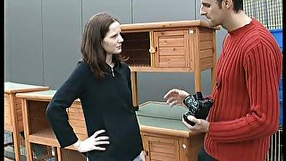 Anal fucking with picked up German babe