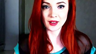 This UK camgirl is the real deal with her fiery red hair and a slim body