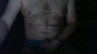 Playing with my balls and nipples until I cum