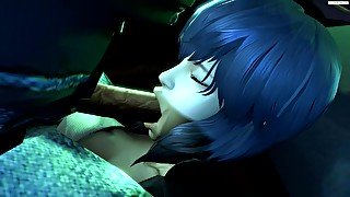 Obedient 3d Motoko Stuffed Her Mouth With Huge Cock