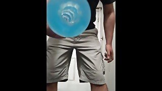 Bulge Play with Fleshlight cum dripping