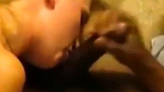 White girl gets a royal fucking by black guy !