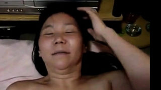 Asian amateur drink piss and cum