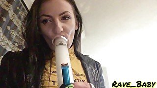 Smoking girl bong hits compilation