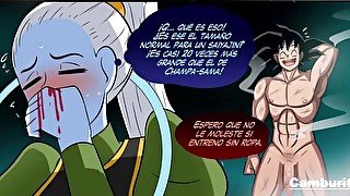 Vados le Enseña Un Nuevo "Entrenamiento" a Goku - Dragon Ball Super Hentai