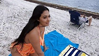 Serena Santos is going to enjoy serene fucking outside
