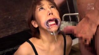 Kinky Japanese slut embarks on a deepthroating adventure