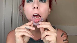 Humiliated for your Mouthguard Fetish Retainer