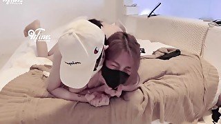 Horny Asian Teen Bunny Girl Hops On Masters Cock Before Cumshot P2