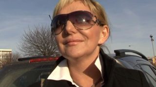 Amazing czech milf petra fucks on public