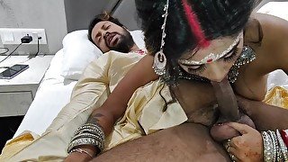 Newly Married Indian Girl Sudipa Hardcore Honeymoon First night sex and creampie - Hindi Audio