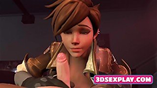 Overwatch 3d Tracer With Petite Pussy Gets Hard Fucks