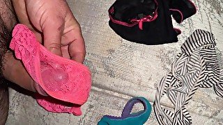 Dirty panties jerking off