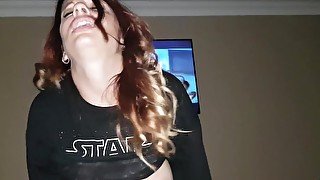 Spanish amateur anal while she's watching Star Wars - MadeInCanarias