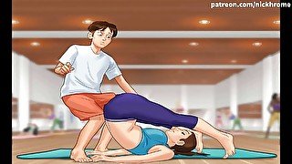 German cartoon part 1 - yoga milf