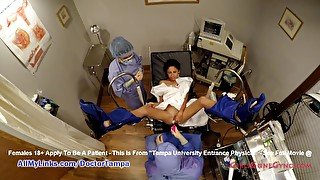 Latina Sandra Chappelles Gyno Exam by Doctor Tampa & Nurse Lilith Rose @ GirlsGoneGynoCom