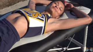 4K CHEERLEADER ARMPITS *real life cheerleader*