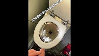 Train Toilet pissing