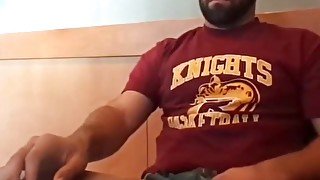 Bearded Bro Public Jerk Off In A Coffee Shop