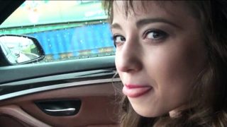 Sexy Taissia Shanti likes an amateur anal sex in the car