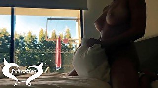 I'm on seaside resort humping pillow and masturbate!