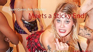 The Squirt Queen Meets A Sticky End