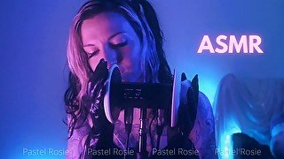 SFW ASMR - Latex Gloves Triggers - PASTEL ROSIE - Egirl Deep Intense Tingle Testing in Your Brain