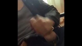 Quick jerk off midday cumshot 