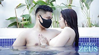 DADDY Z - Hot Japanese Pinay Chick Kycee got her pussy fucked in the pool