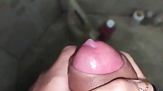 Shower cumshot