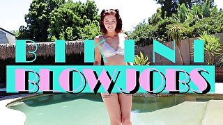 Bikini Blowjobs - Leah Winters & Herb Collins