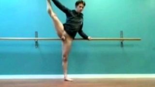 Male ballet practice (without tights!)