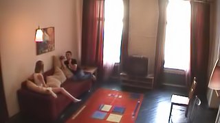 Kinky couple videotape their own sex session.