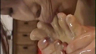 Japan babe taking big dick deep in her east pussy.