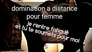 Audio FR je rentre fatigué et te donnes des ordres pour me reposer- Domination pour femme