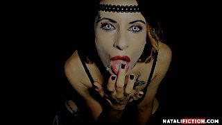 Natali Fiction - Vampire Blowjob Pov Cosplay Halloween