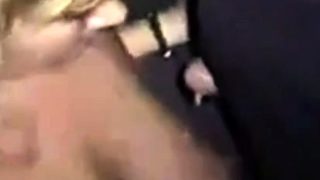 Cum Slut girl gets lots of cum at adult theater